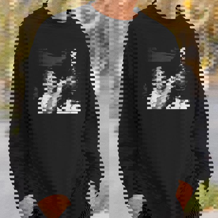 スモーキン・ジョー・フレイジャーのトレーニングでモハメド・アリのボクシングファイトに スウェットシャツ 彼への贈り物