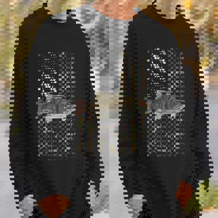 スモールマウス バス アメリカ国旗 スモールマウス バス スウェットシャツ 彼への贈り物