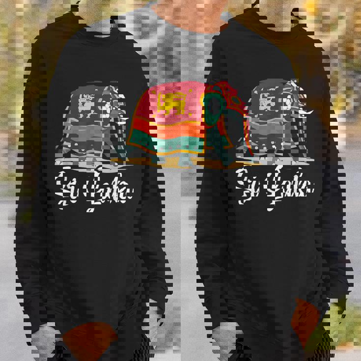 スリランカの国旗と友情 スウェットシャツ 彼への贈り物