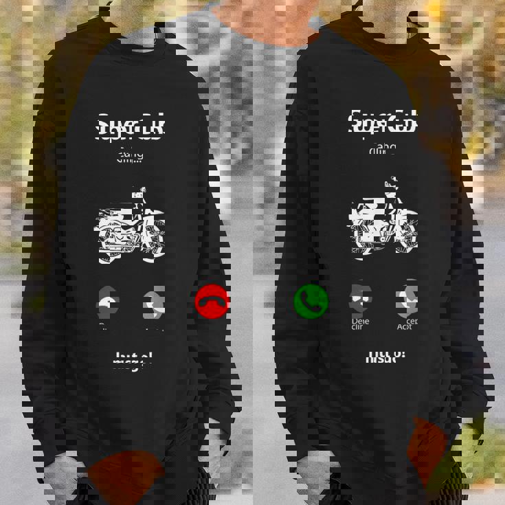 スーパーカブc100 原付バイク レトロジャパン スウェットシャツ 彼への贈り物