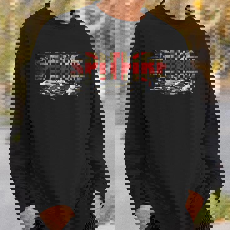 スーパーマリン スピットファイア 第二次世界大戦 戦闘機 ユニオンジャック スウェットシャツ 彼への贈り物