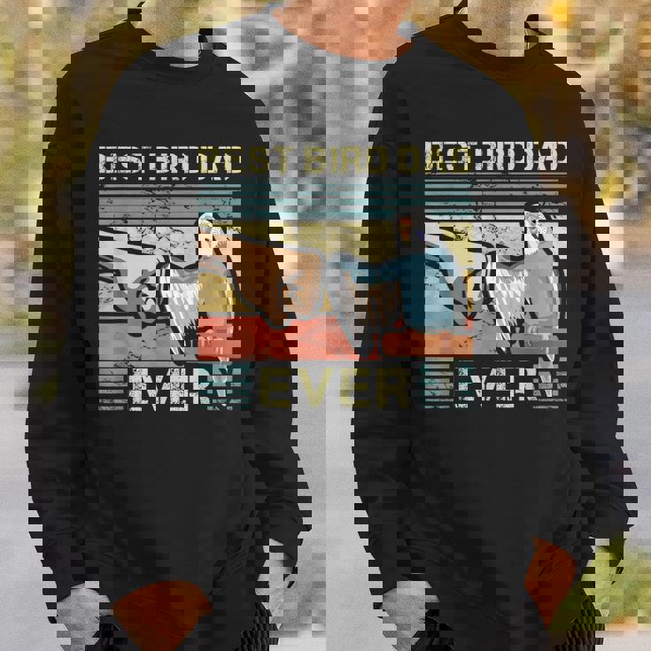 セキセイダッド 鳥好き 父 動物愛好家 鳥の男 スウェットシャツ 彼への贈り物