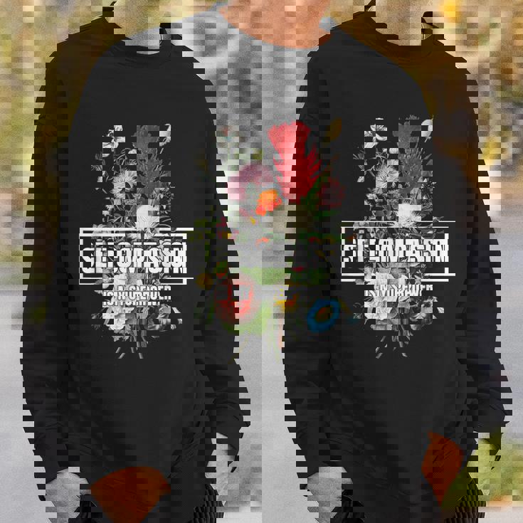 セルフコンパッションは私の超能力ですハイヤーセルフケア心理学 スウェットシャツ 彼への贈り物