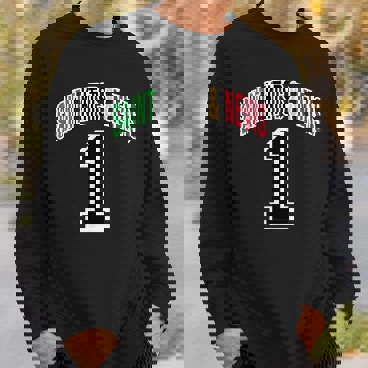 セントクリストファーネイビス 国旗 1 スウェットシャツ 彼への贈り物