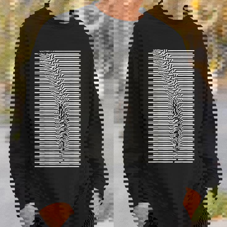 ゼブラ 錯視 メンズ レディース キッズ スウェットシャツ 彼への贈り物