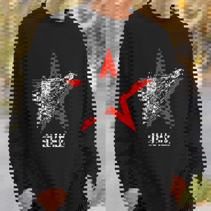 ソジュス・ロケット 宇宙ソビエト連邦 ロシア共産主義 スウェットシャツ 彼への贈り物