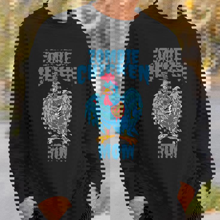 ゾンビ アンデッド 面白い 雄鶏 ハロウィン ゾンビ チキン ママ スウェットシャツ 彼への贈り物