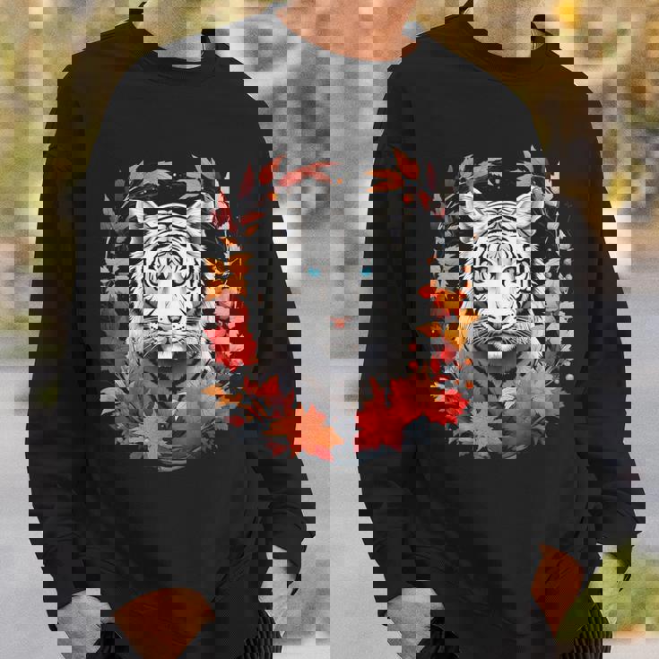 タイガー 動物 グラフィックアート トラ スウェットシャツ 彼への贈り物