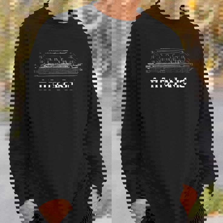 タイタニック 船の映画ポスター 1912年4月 ビンテージデザイン スウェットシャツ 彼への贈り物