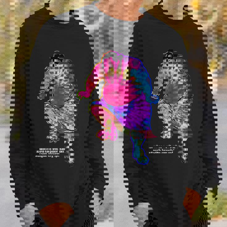 タイダイ染めお相撲t スウェットシャツ 彼への贈り物