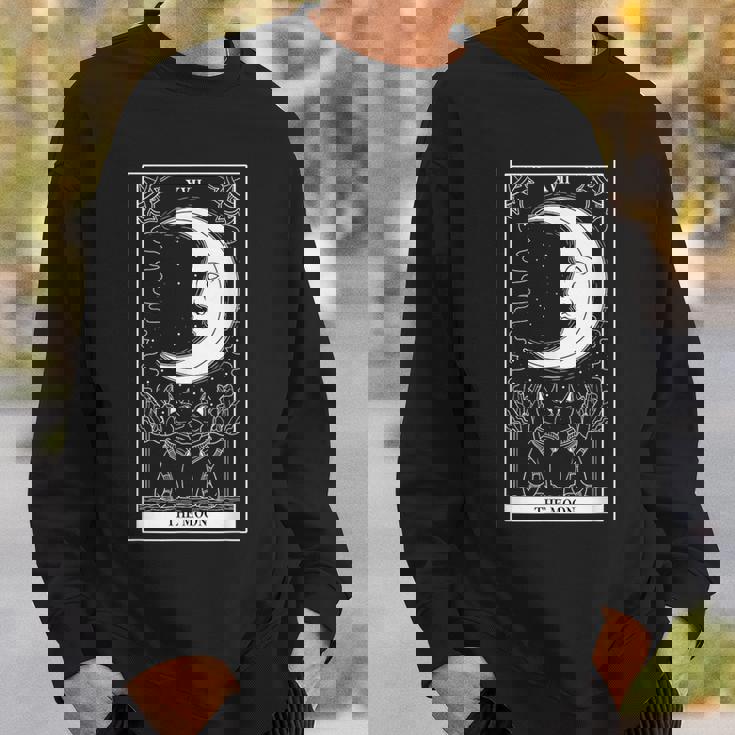 タロットカード 月 占い師 オカルト 魔女 ウィッカン カード スウェットシャツ 彼への贈り物