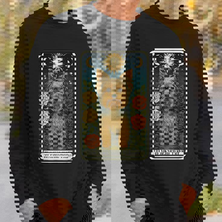 タロットヨークシャーテリア スウェットシャツ 彼への贈り物