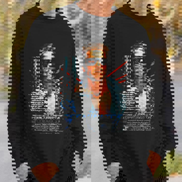 ターミネーター ポスター 映画 レトロf タイムトラベラー ゲーマー スウェットシャツ 彼への贈り物