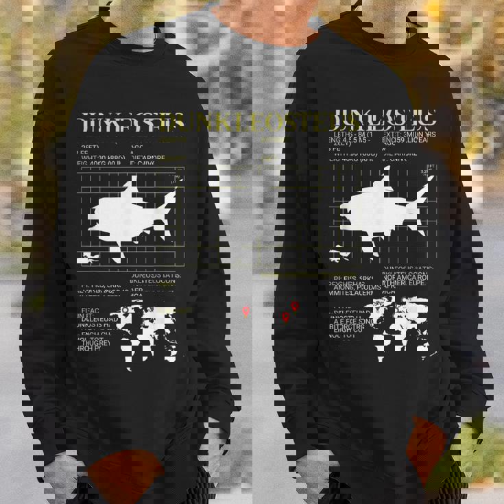 ダンクルオステウス デボン紀の海の怪物 絶滅動物 スウェットシャツ 彼への贈り物