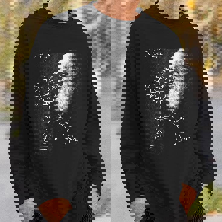 ダーウィン 生命の木 進化 科学シャツ 生物学 オタク スウェットシャツ 彼への贈り物