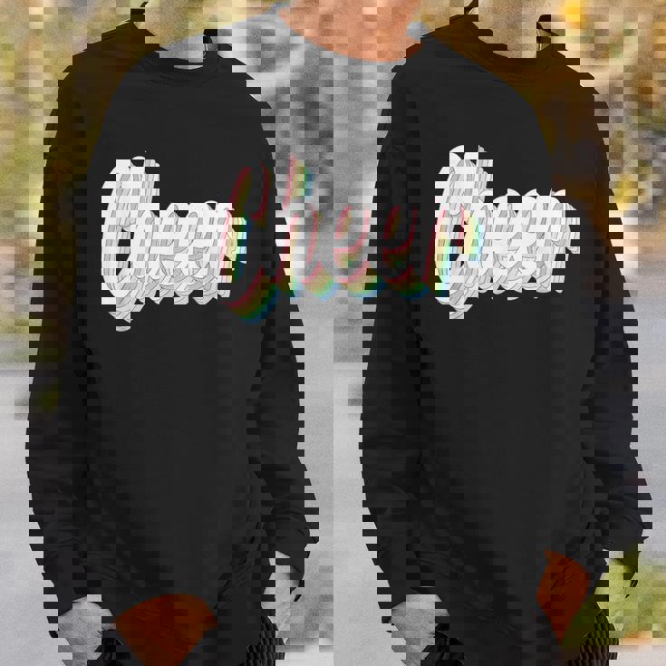 チアレトロチアリーダーチアリーディングチームギフト スウェットシャツ 彼への贈り物