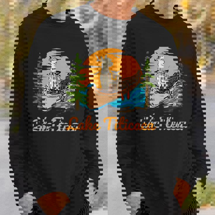 チチカカ湖 スウェットシャツ 彼への贈り物