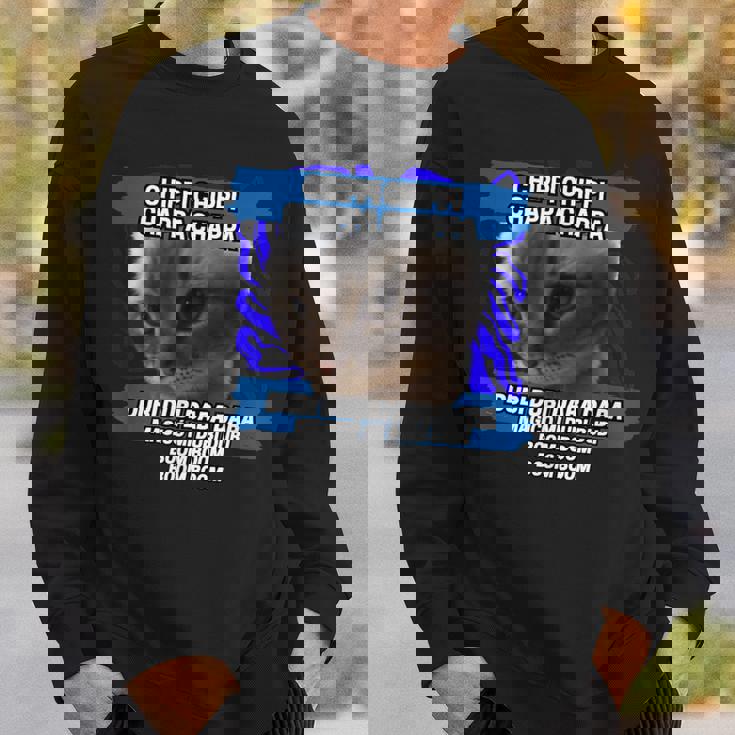 チッピ チッピ チャッパ チャッパ 踊る猫 ミーム スウェットシャツ 彼への贈り物