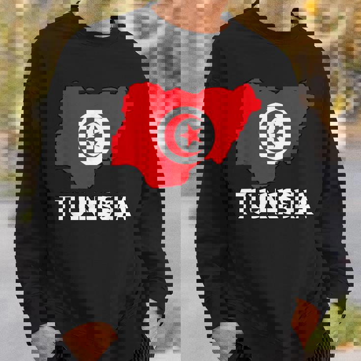 チュニジア国旗 地図 チュニジアのルーツ チュニジア プライド チュニジア スウェットシャツ 彼への贈り物