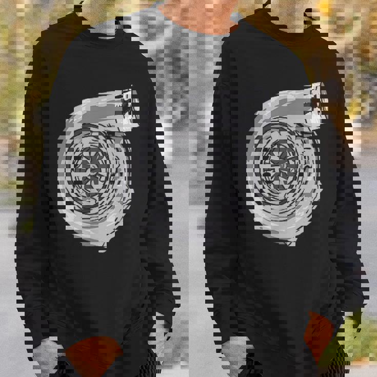 チューニング ターボチャージャー モータースポーツ 車好き 車 ターボ エンジン スウェットシャツ 彼への贈り物