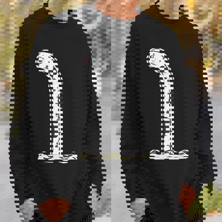 チンアナゴ（Big ビッグ）【どうぶつフレンズ】魚 水族館の生き物 かわいい 面白い 動物 イラスト キャラクター スウェットシャツ 彼への贈り物