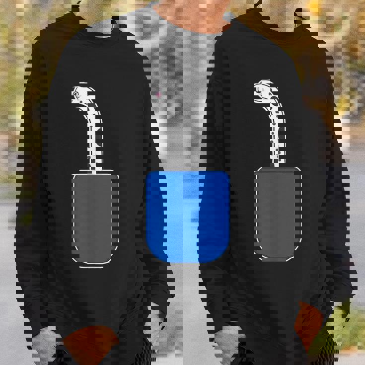 チンアナゴ（いん・ざ・ぽけっと）【どうぶつフレンズ】魚 水族館の生き物 かわいい 面白い 動物 チンアナゴ イラスト スウェットシャツ 彼への贈り物