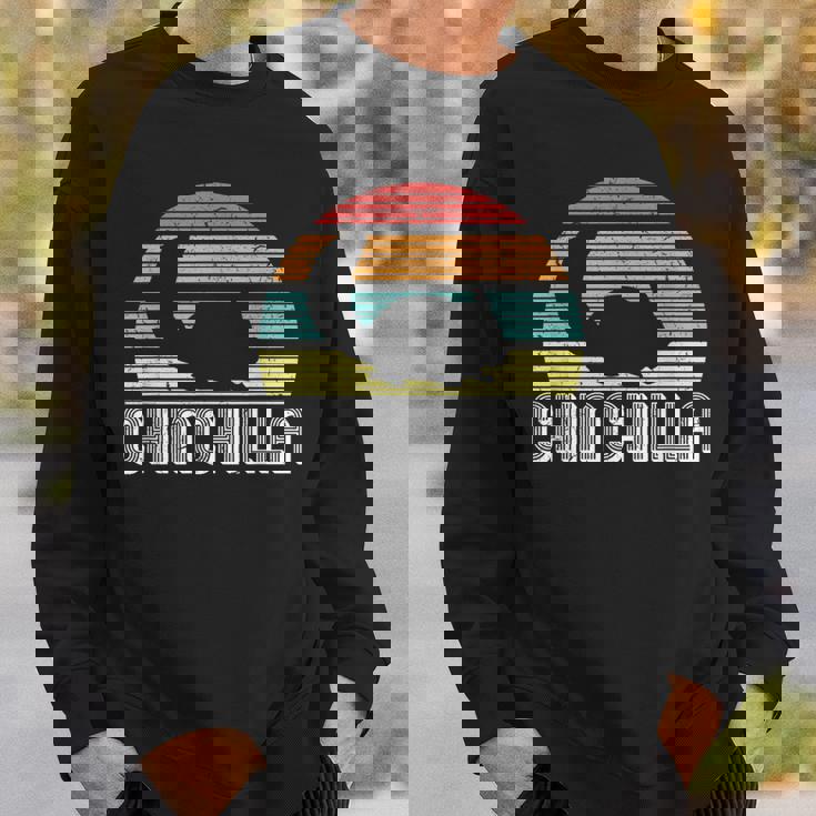 チンチラ I レトロ ナゲティール I ヴィンテージ チンチラ スウェットシャツ 彼への贈り物