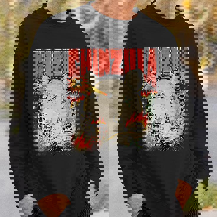 チンチラのオーナーへの面白いチンチラのクールなギフト スウェットシャツ 彼への贈り物