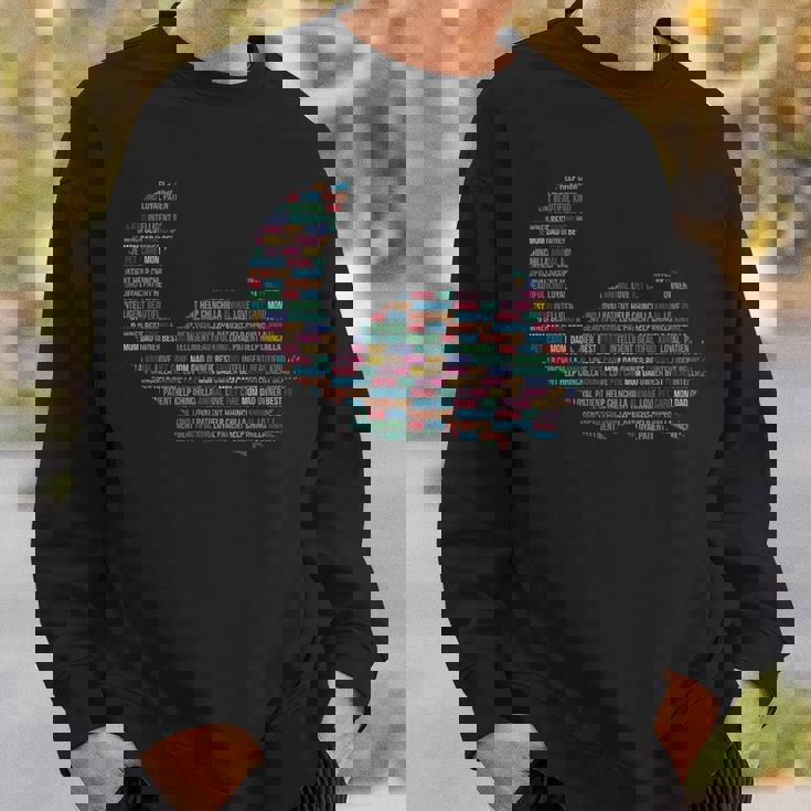 チンチラ愛好家へのチンチラの言葉のギフト チンチラ スウェットシャツ 彼への贈り物