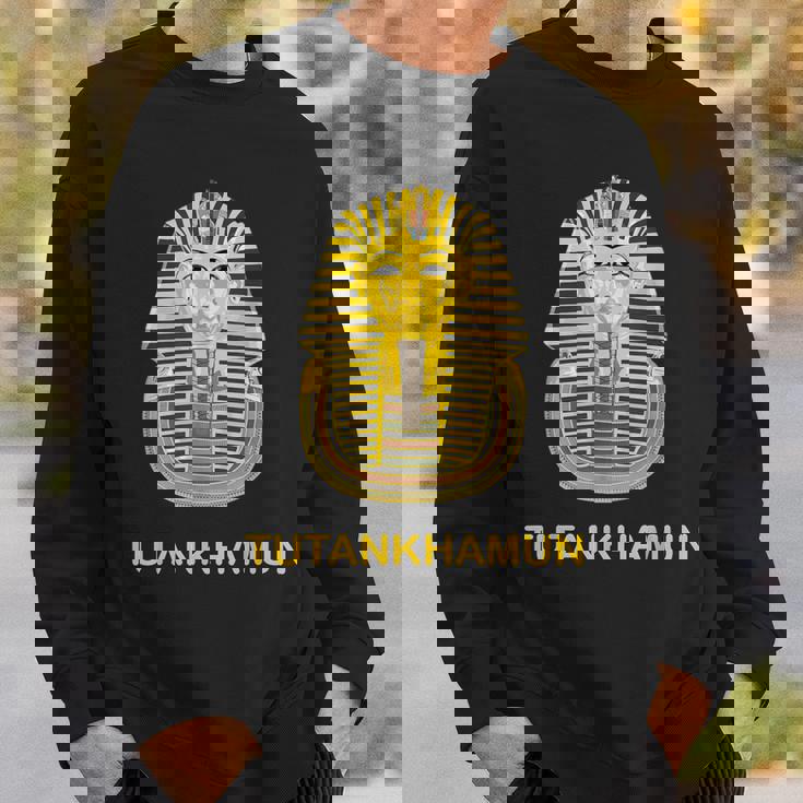 ツタンカーメン ゴールドマスク ツタン王 ファラオ 古代エジプト スウェットシャツ 彼への贈り物