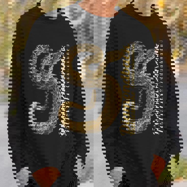 テキサス・ガラガラヘビ・クロタラス・アトロックス・アダマンテウス スウェットシャツ 彼への贈り物