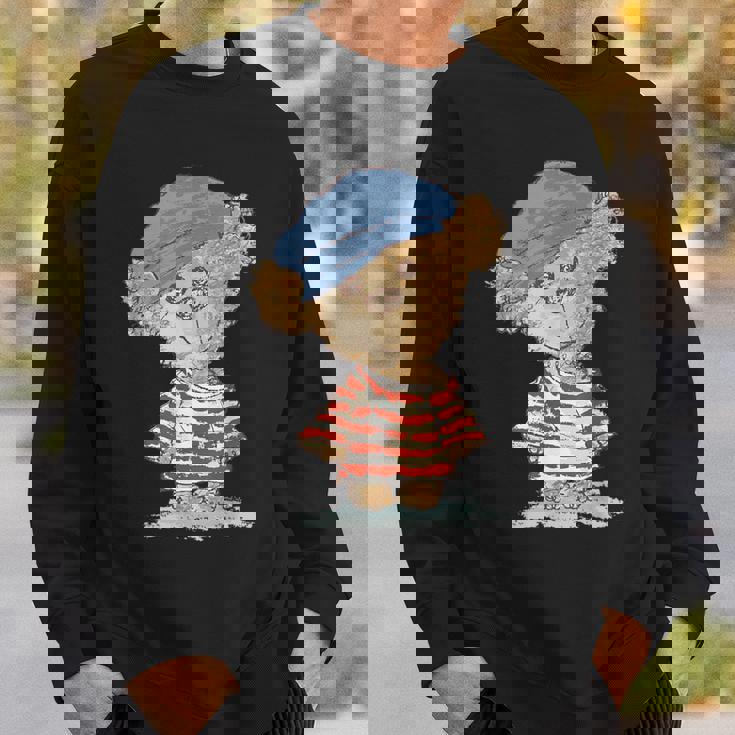 テディベア かわいい 熊 ぬいぐるみ ギフト 動物 アート イラスト スウェットシャツ 彼への贈り物