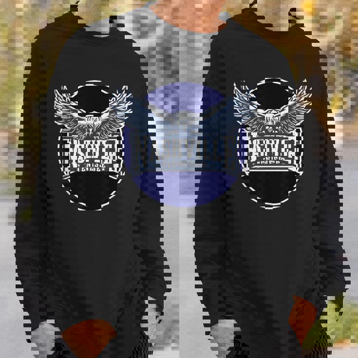 テネシー州ナッシュビル カントリー アメリカ合衆国西部ミュージックシティ スウェットシャツ 彼への贈り物