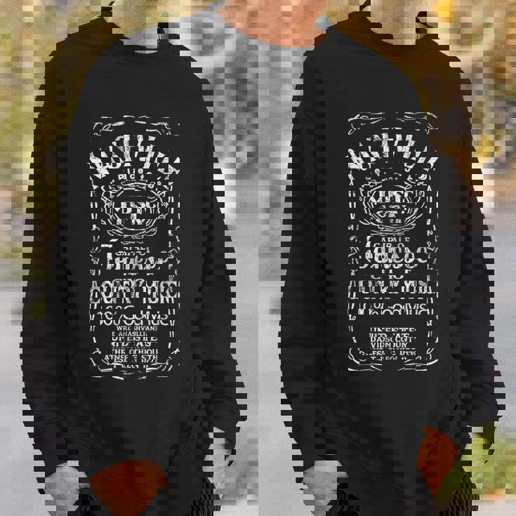 テネシー州ナッシュビル・カントリー・ウェスタン・ミュージック アメリカ スウェットシャツ 彼への贈り物