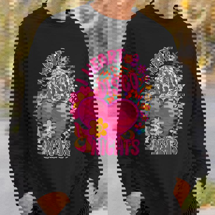 ディスコ グルービー ヒッピー 70年代 80年代 ヴィンテージ 70年代ディスコ衣装 スウェットシャツ 彼への贈り物