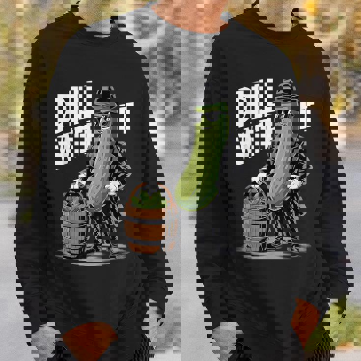 ディル ウィズ イット ピクルス キュウリ ピクルス おもしろピクルス スウェットシャツ 彼への贈り物