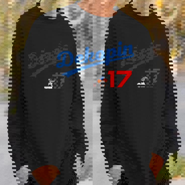 デコピン 大谷 Dekopin Decoy Decopin 前後デザイン 野球 かわいい 愛犬 ユニホーム風 スウェットシャツ 彼への贈り物