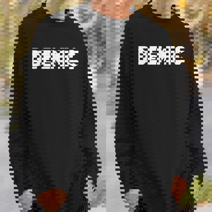 デミックボックスロゴ スウェットシャツ 彼への贈り物