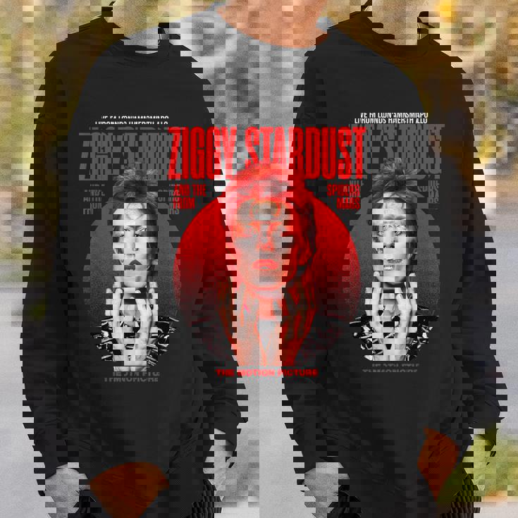 デヴィッド・ボウイ ジギー スターダスト モーションピクチャー カラー スキタ写真 スウェットシャツ 彼への贈り物