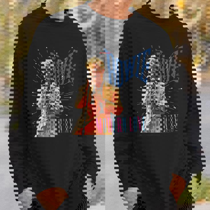 デヴィッド・ボウイ モダンラブ写真 デニス・オリーガン作 スウェットシャツ 彼への贈り物