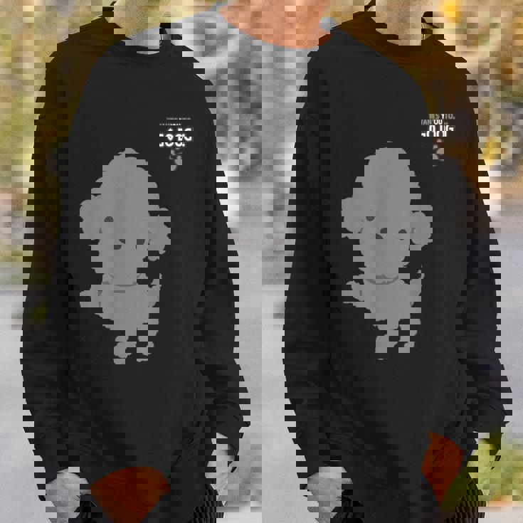 トイプードルシリーズ「シルバー（グレー）」 スウェットシャツ 彼への贈り物