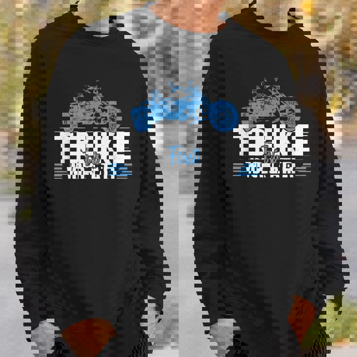 トライクファーストワーク後期三輪トライクバイクトライカートライクトライク スウェットシャツ 彼への贈り物