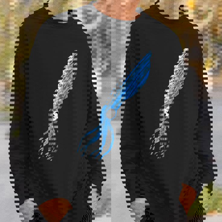 トライバル イカ 海の動物 スウェットシャツ 彼への贈り物