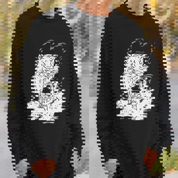 トラウト フィッシング シーバス フィッシャーマン 釣り竿 長袖tシャツ スウェットシャツ 彼への贈り物