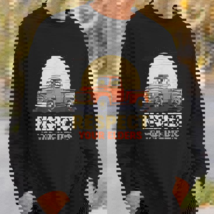 トラック ヴィンテージ オールド クラシック 学校 アメリカン ピックアップ レトロ ファーム スウェットシャツ 彼への贈り物