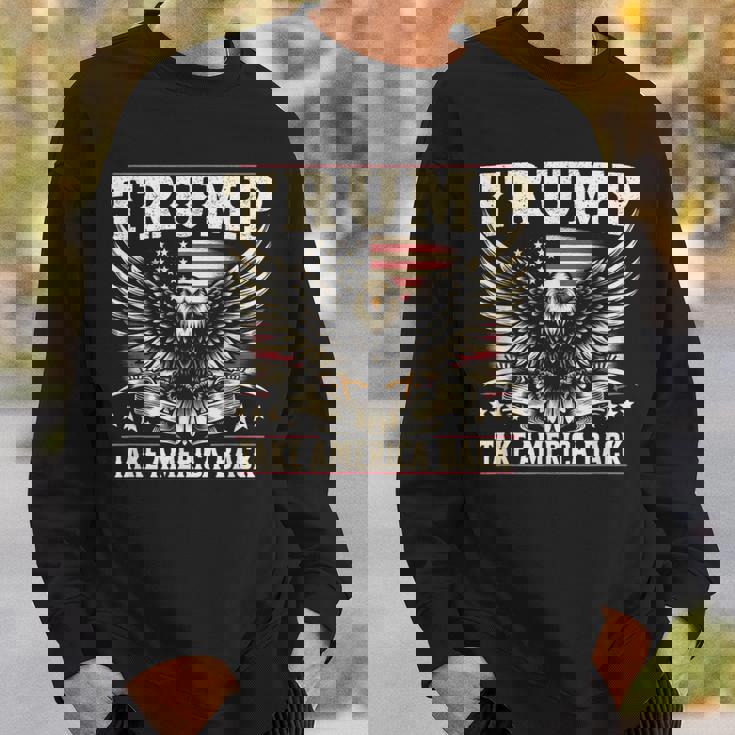 トランプ 2024 テイク・アメリカ・バック トランプ大統領 スウェットシャツ 彼への贈り物