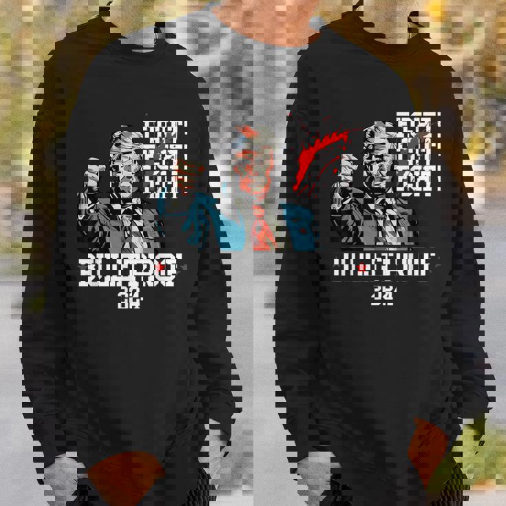 トランプ 防弾 ファイト ファイト ファイト スウェットシャツ 彼への贈り物