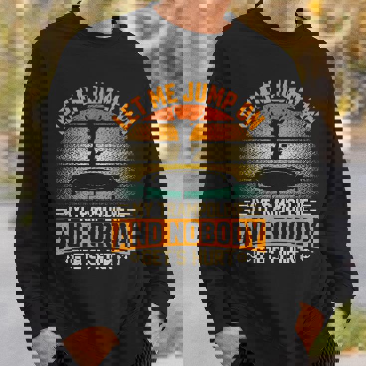 トランポリン ジャンプ トランポリン体操 スウェットシャツ 彼への贈り物