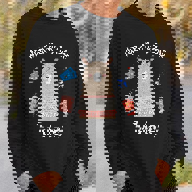 トルコ アルパカ マイバッグ ラマ アルパカ トルコ スウェットシャツ 彼への贈り物