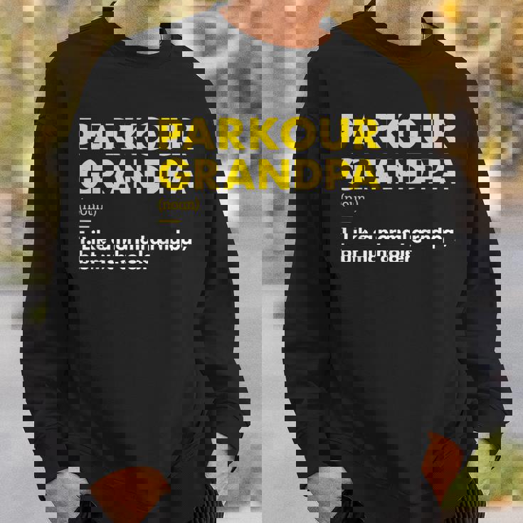 トレーサー・グランパ・デフィニション・パルクール スウェットシャツ 彼への贈り物